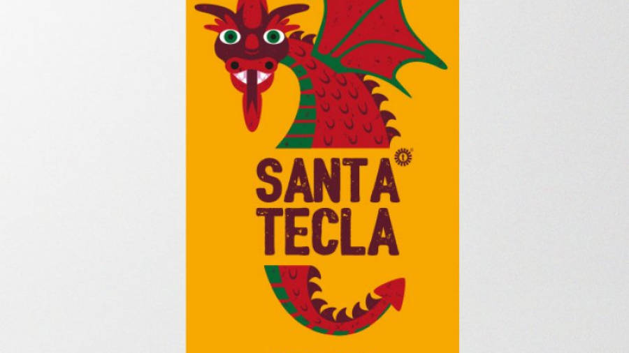 El drac és el protagonista del cartell de les festes de Santa Tecla. Foto: A.T.