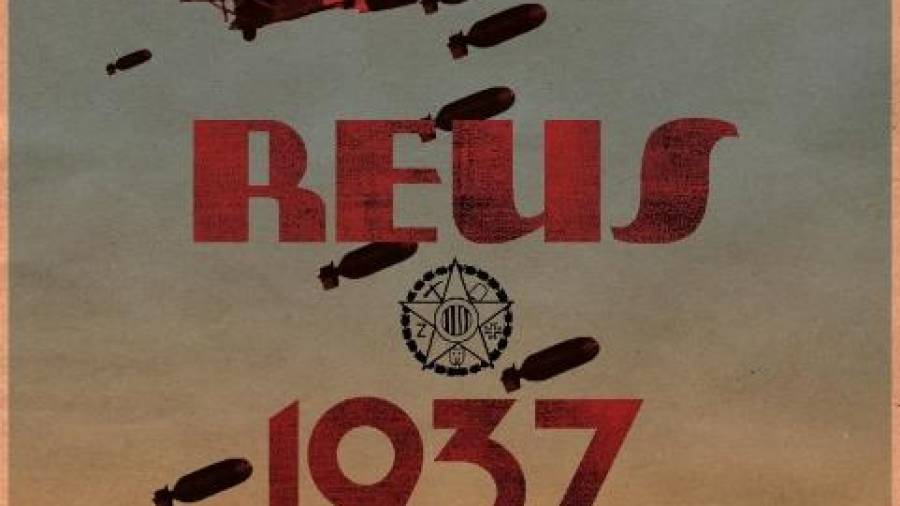 Detall del cartell de la iniciativa “Reus 1937. Mirant el cel, foradant la terra”, organitzada pel col·lectiu Mandríl·lia.