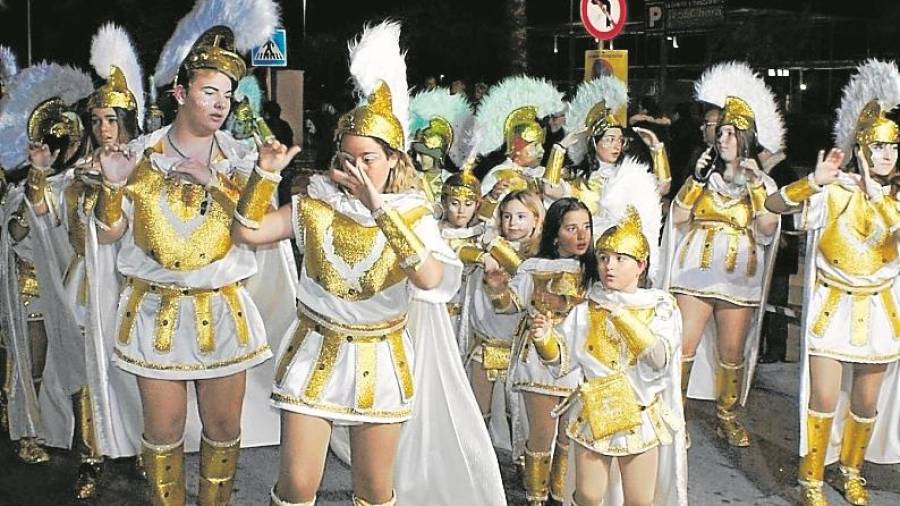 El carnaval de Segur de Calafell que se celebr&oacute; el viernes por la noche. Foto: Cedida