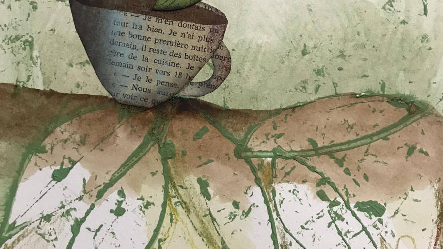 Ilustración de Fina Veciana inspirada en ‘L’alè que fa olor a menta’. FOTO: CEDIDA