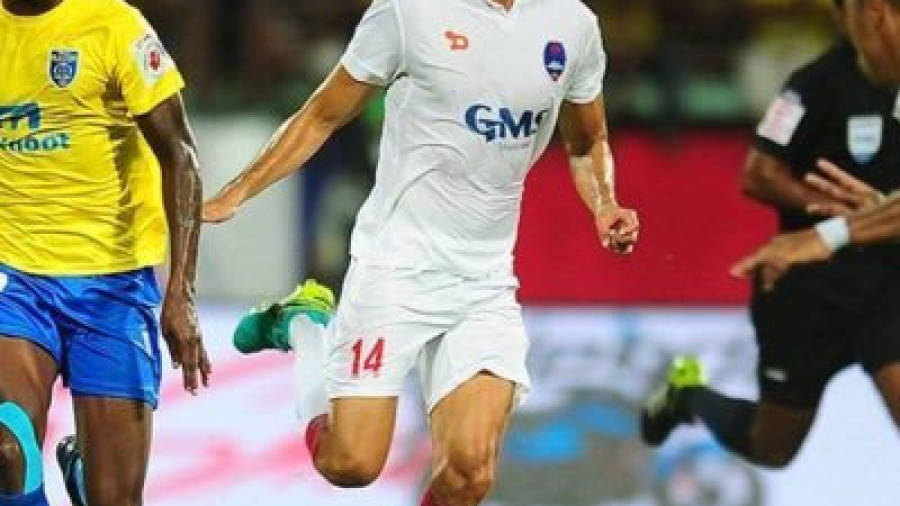 El centrocampista Marcos Tébar. Foto: indiansuperleague