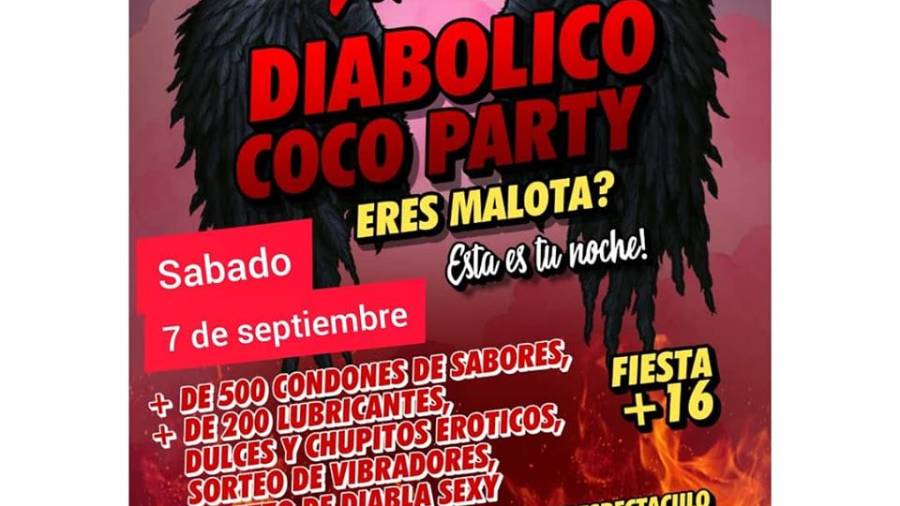 El cartel de la fiesta.