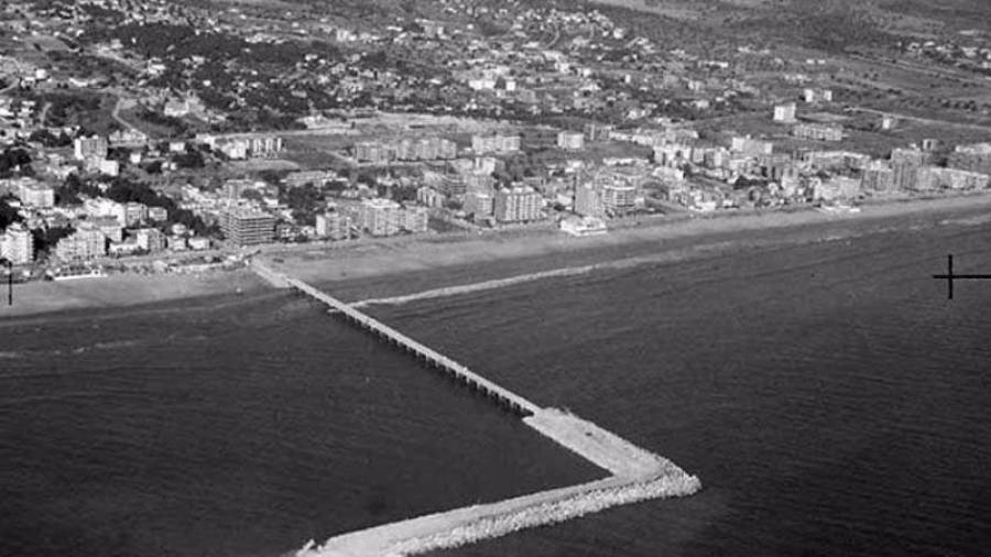 El puerto de Segur de Calafell en sus inicios. Foto: TAF