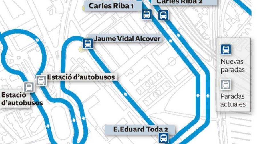 La línia 60 incorporarà sis parades de nova creació en el barri de Mas Iglesias. Foto: Alba Mariné