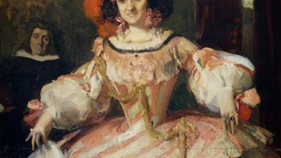 Retrato de María Guerrero de Joaquín Sorolla (1906).