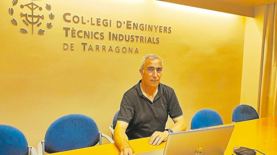 Antoni Escarré París, degà del Col·legi d’Enginyers Tècnics Industrials de Tarragona. Foto: Cedida
