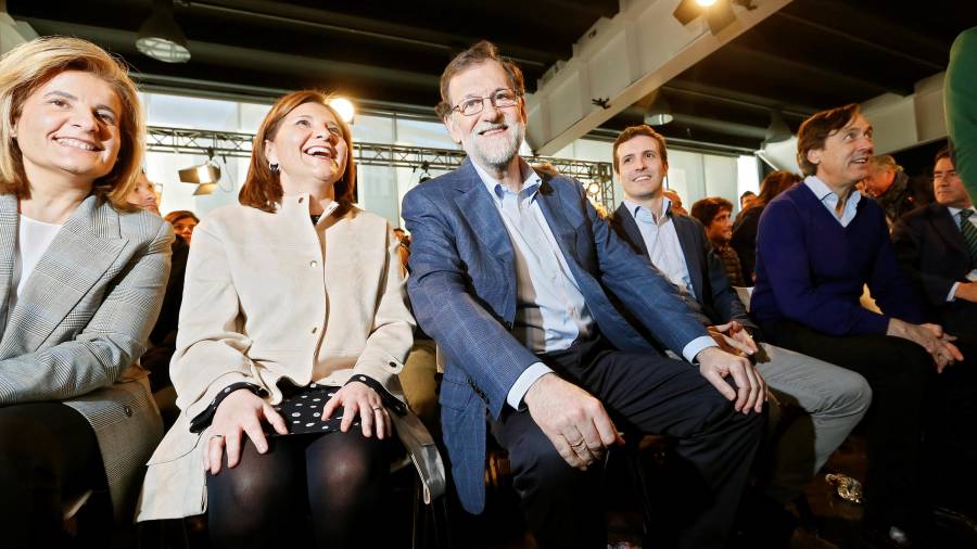 Rajoy en el congreso nacional de PYMES. EFE