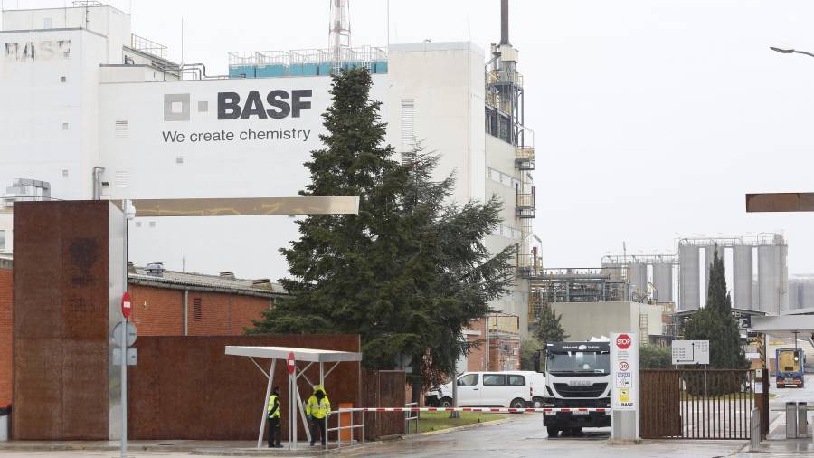 Imagen de la empresa Basf, donde ha ocurrido el incidente. Foto: Pere Ferré/DT