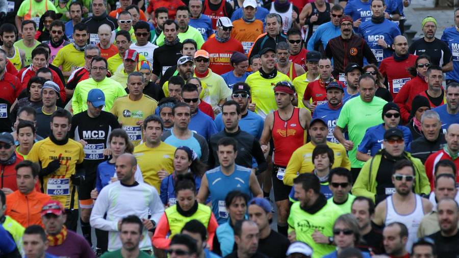 Imatge d'arxiu de la Mitja Marató de Tarragona. FOTO: Lluís Milián
