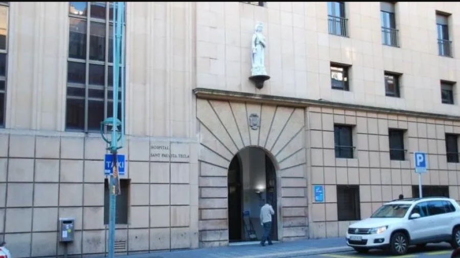 La fachada del Hospital de Santa Tecla de Tarragona.