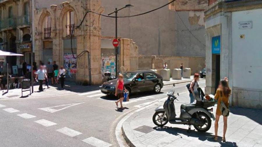 El suceso tuvo lugar en la calle Fortuny, en el centro de Tarragona