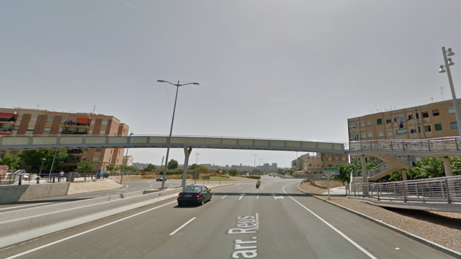 El accidente de tráfico ha sido esta mañana de lunes cerca de la rotonda de Torreforta en sentido Tarragona.
