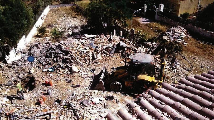 La tremenda explosión de la casa de Alcanar causó numerosos daños colaterales.