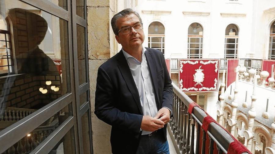 José Luis Martín, el pasado lunes en el Ayuntamiento de Tarragona. FOTO: Pere Ferré