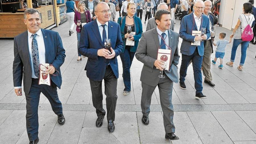 Josep Andreu, en una imagen reciente junto al alcalde de Reus, Carles Pellicer. FOTO: Alfredo González