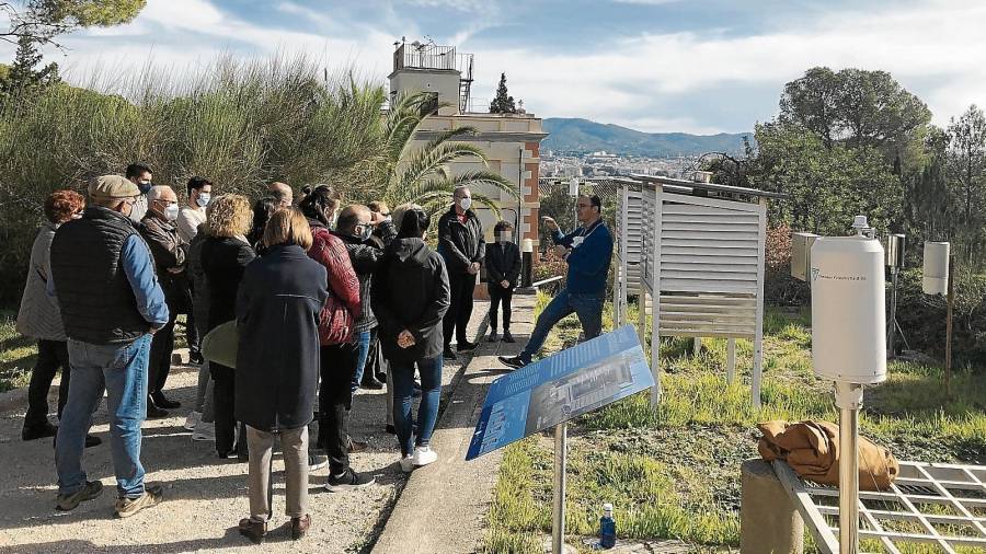 Ahir l’Observatori de l’Ebre va celebrar una jornada de portes obertes, per grups, amb un total de 130 participants. FOTO: M. PALLÁS