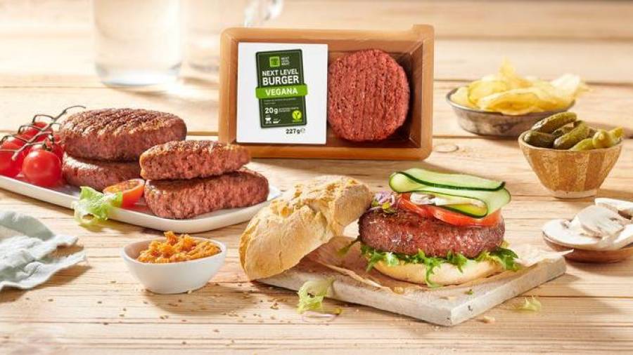 Imagen de la hamburguesa vegana de Lidl. LIDL