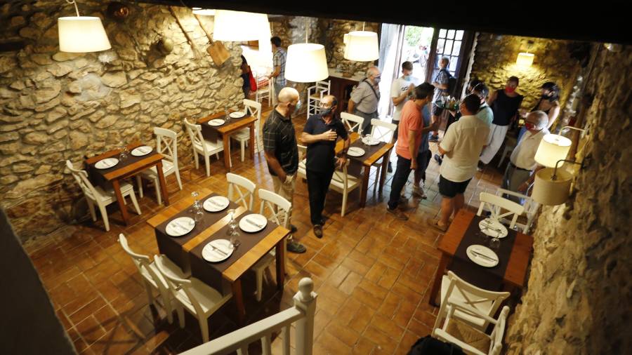 El restaurante Els Fogons del Drac se encuentra en una masía que data del 1800. FOTO: PEREFERRÉ
