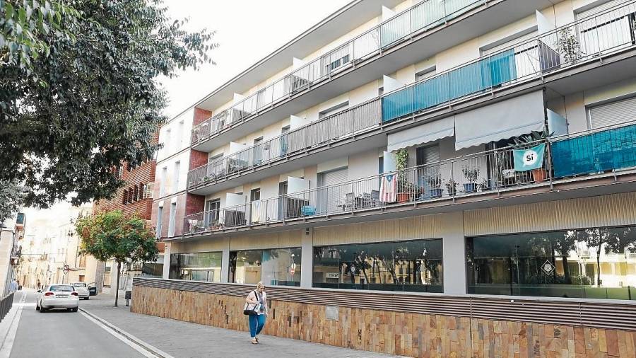 Els pisos d’habitatge oficial de la Patacada, al barri del Carme. FOTO: Alba Mariné