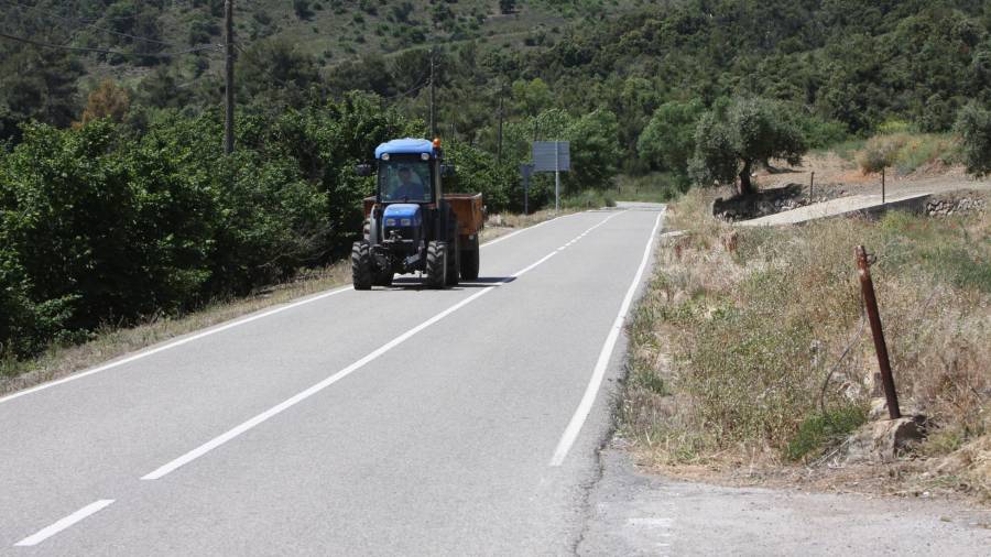 L'accident va tenir lloc a la carretera que va de la Palma d'Ebre a la Venta del Pubill.