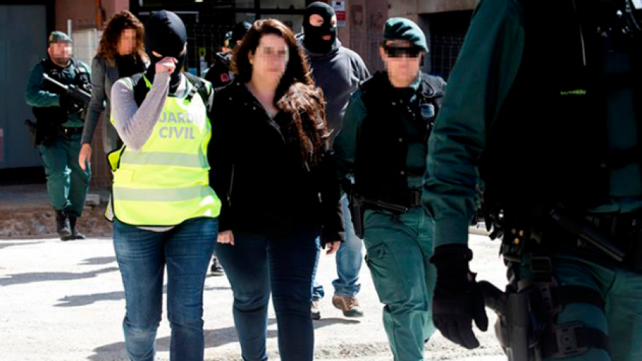 La Guardia Civil va detenir a aquesta integrant dels CDR al seu domicili de Viladecans. FOTO: EFE