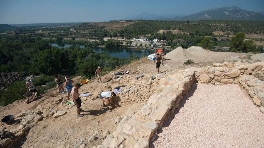 Excavacions al poblat ibèric de l'Assut. Foto: Joan Revillas