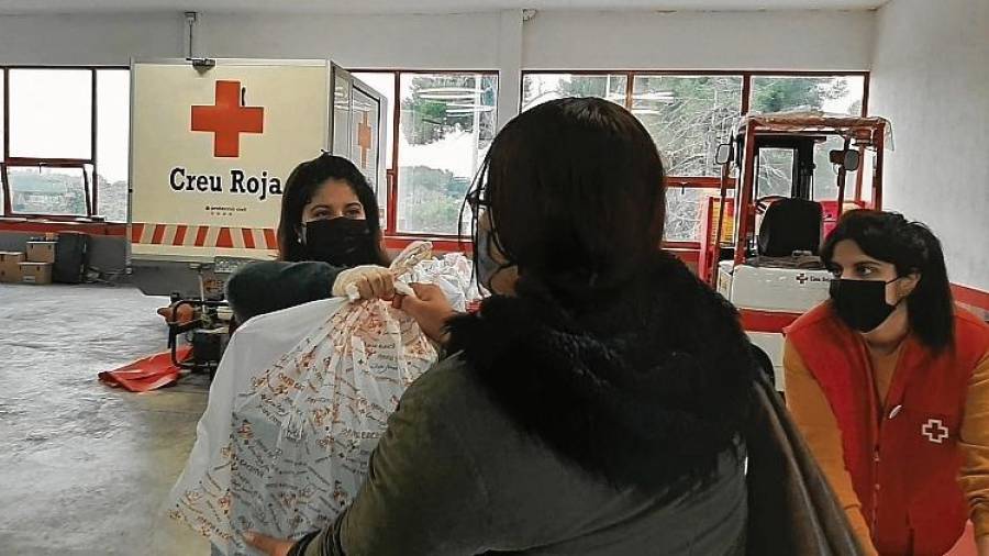 Un 87% de las familias atendidas por Cruz Roja en la provincia de Tarragona sufren inseguridad alimentaria. Cedida
