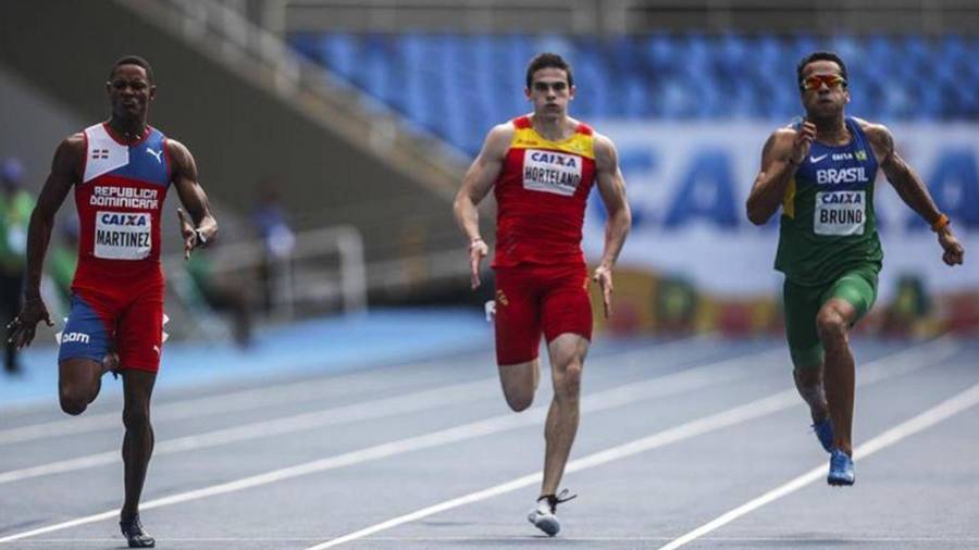Hortelano ha conseguido el récord de España de 200 metros.