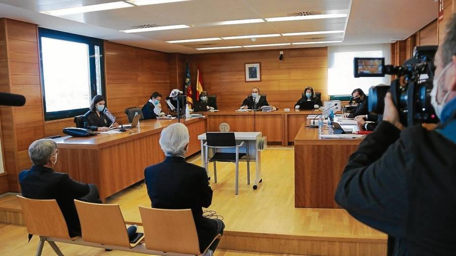 Últim dia de la vista oral, a l’Audiència de Castelló. FOTO: ACN