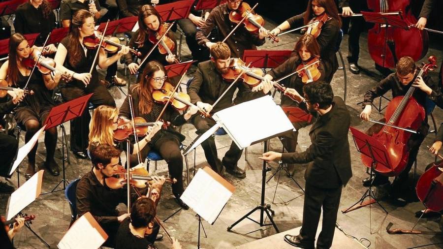 La Orquestra de la URV ha presentado sus conciertos para este año. FOTO: orquestra de la urv