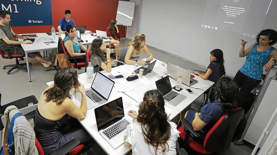 Imagen de una de las sesiones del programa Tarragona Innovació Social, que se hace en las instalaciones de Tarragona Impulsa.
