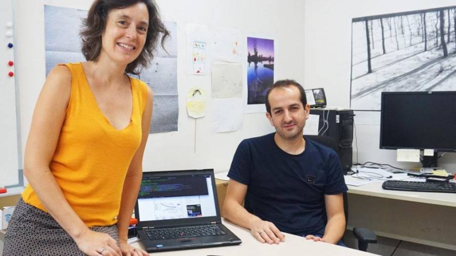 Marta Sala y Roger Guimerà forman el equipo investigador que participó en este proyecto. FOTO: URV
