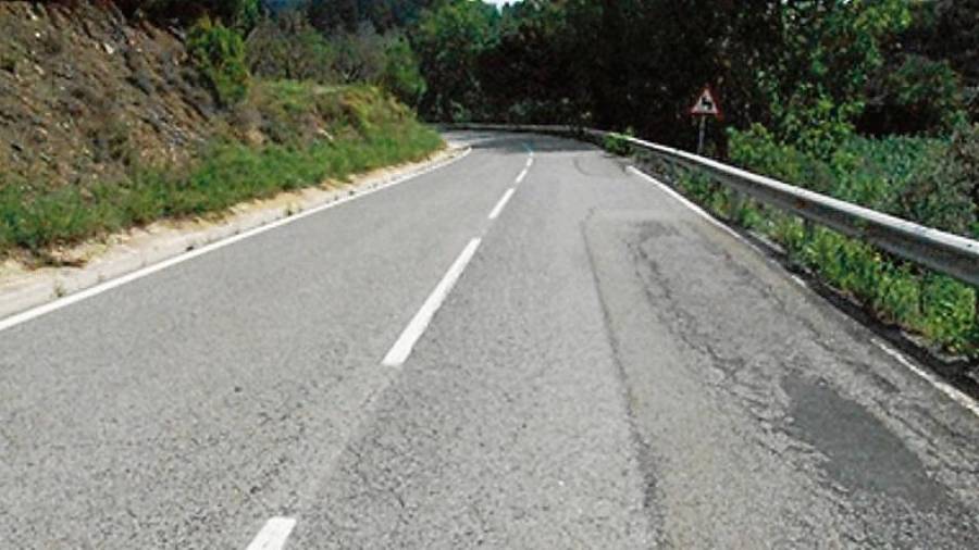 Tram de la carretera que arreglarà la Generalitat. FOTO: cedida