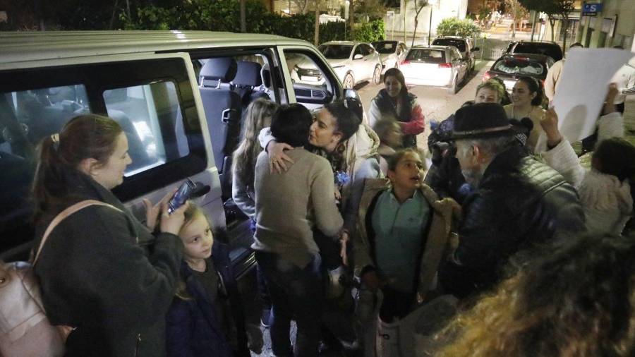 Ucranianos llegados a Tarragona. FOTO: PERE FERRË