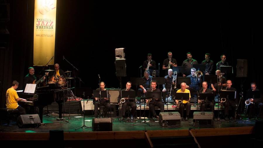 Imatge d’una edició anterior del concert inaugural de la Mostra de Jazz a l’Auditori Felip Pedrell de Tortosa. FOTO: JR/DT