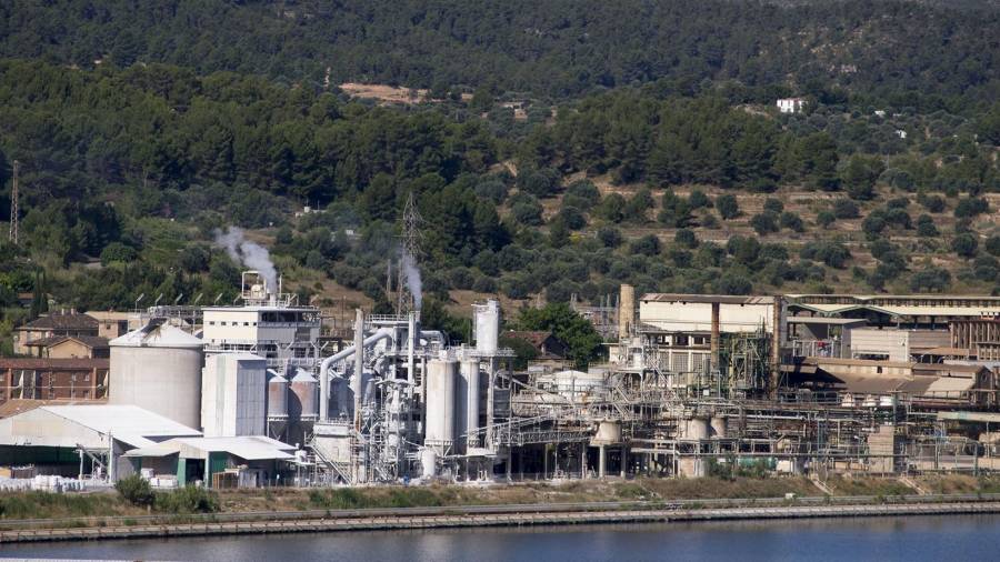La planta química d’Ercros, al municipi de Flix, a la Ribera d’Ebre. FOTO: JOAN REVILLAS