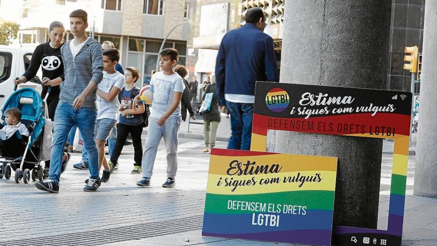 Hoy es el día múndial contras las LGTBfobias. En Tarragona habrá diferentes actividades por la mañana. FOTO: Pere Ferré