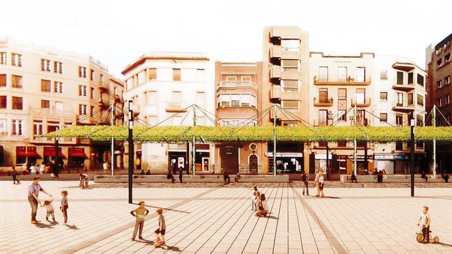 Imagen virtual del proyecto de la plaza Corsini. Foto: Cedida