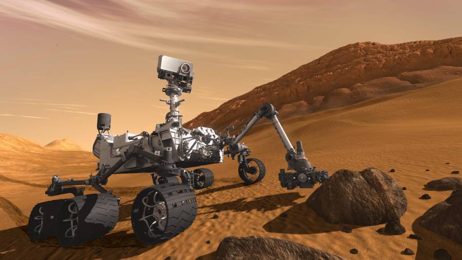 Imagen del robot ‘Curiosity’ que fue enviado por la NASA a Marte en el año 2011. FOTO: EFE