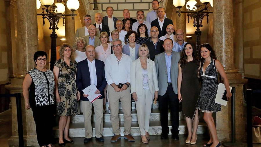 Una de las últimas reuniones del Senat Tarragoní. Foto: lluís milián/dt