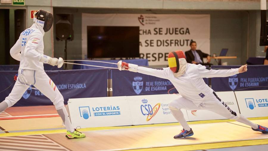 Imagen de la final del Campeonato de España entre Àngel Fabregat y Yulen Pereira. FOTO: cedida