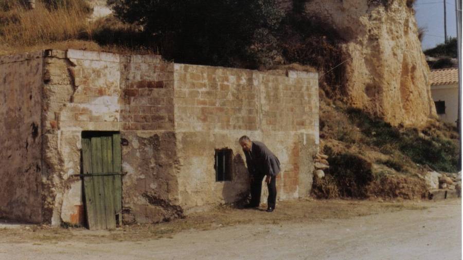 El refugio que se hizo en Sant Vicenç de Calders.