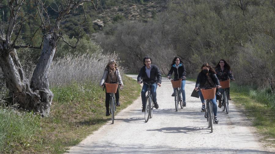La Ribera d’Ebre vol ser referent en cicloturisme i senderisme cultural i slow. FOTO: JOAN REVILLAS