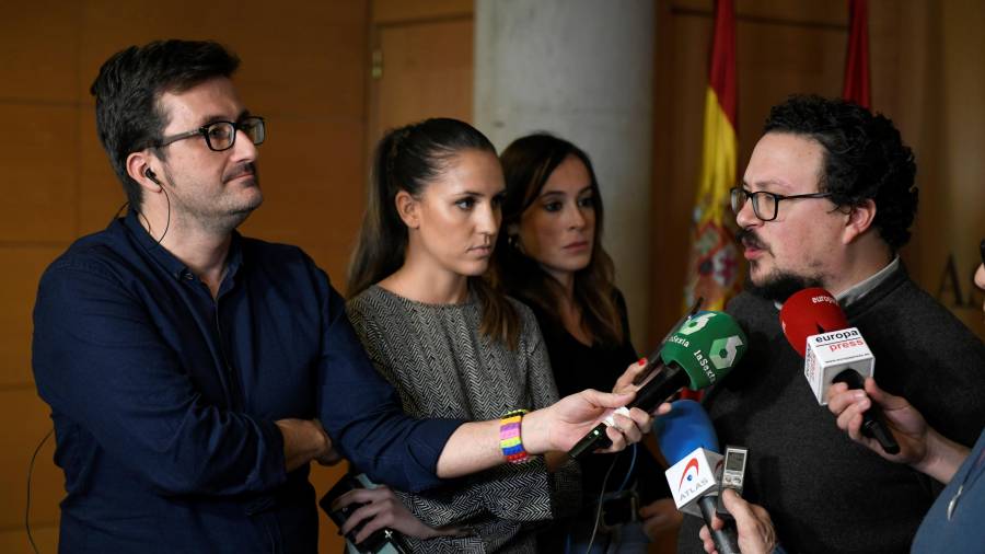 Podemos de la Asamblea de Madrid recalca que la propuesta de Voc devuelve el cñodigo Penal a los tiempos del franquismo.EFE