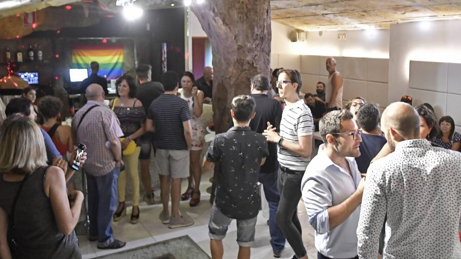 La discoteca Gayrebé en su inauguración, el pasado 30 de agosto. Es la única de ambiente LGTB+ en Reus. FOTO: Alfredo González