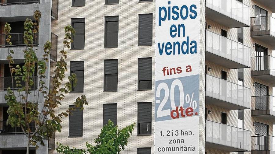 El mercado de vivienda nueva repuntó en 2017 según el Colegio de Arquitectos. FOTO: lluís milián
