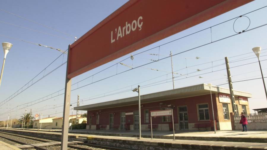 La estación de L'Arboç.