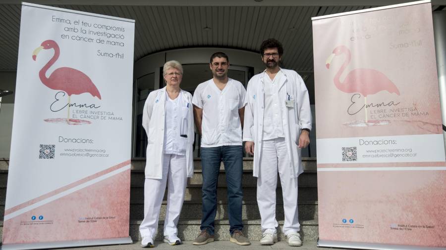 Els metges que lideren el projecte Emmai, iniciativa de la Fundació Dr. Ferran. FOTO: JOAN REVILLAS