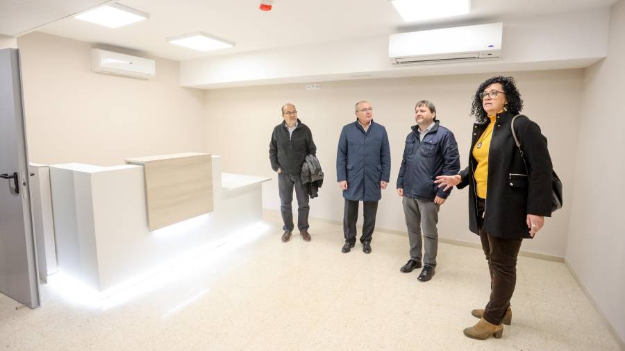 Imagen de una de las salas remodeladas del antiguo hospital y que próximamente formará parte del nuevo Centre MQ de Reus. FOTO: Alba Mariné