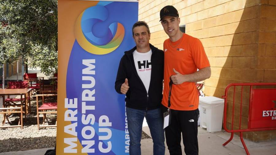 Albert Viñas, director del torneo, y Javi Freestyler, cuatro veces campeón de España. foto: Cedida
